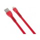 CABLE USB A LIGHTNING NACEB TECHNOLOGY NA-0102R 1 METRO COLOR ROJO