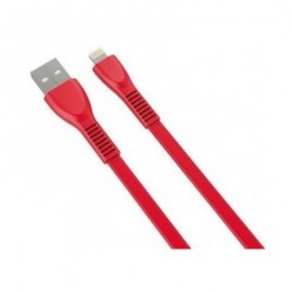 CABLE USB A LIGHTNING NACEB TECHNOLOGY NA-0102R 1 METRO COLOR ROJO