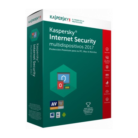 KASPERSKY INTERNET SECURITY MULTIDEVICE 3 USR 1 AÑO TMKS-172