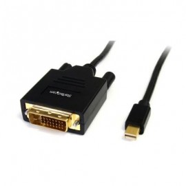 Cable 1.8m video DP  minidisplayport a dvi STARTECH MDP2DVIMM6