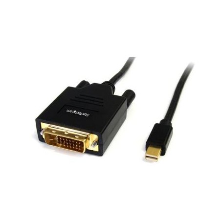 Cable 1.8m video DP  minidisplayport a dvi STARTECH MDP2DVIMM6