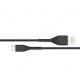 CABLE USB TIPO C NACEB TECHNOLOFY NA-0101N 1 METRO COLOR NEGRO