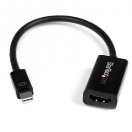 Convertidor MiniDisplayPort HDMI Activo DP 4KNegro  STARTECH MDP2HD4KS