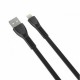 CABLE USB A LIGHTNING NACEB TECHNOLOGY NA-0102N 1 METRO COLOR NEGRO