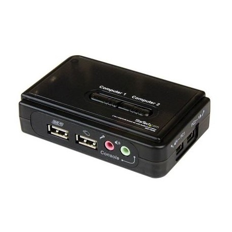 JUEGO KIT KVM 2PTOS USB AUDIO VIDEO VGA STARTECH SV211KUSB