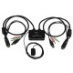 SWITCH KVM 2 PTOS  HDMI USB AUDIO CON CABLES  STARTECH SV211HDUA