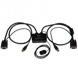 CONMUTADOR KVM DE CABLE  2 PTOS VGA ALIMENTACION USB STARTECH SV211USB