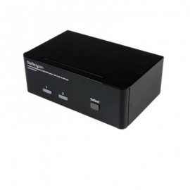 SWITCH KVM 2 PTOS  USB AUDIO DISPLAYPORT DOBLE  STARTECH SV231DPDDUA