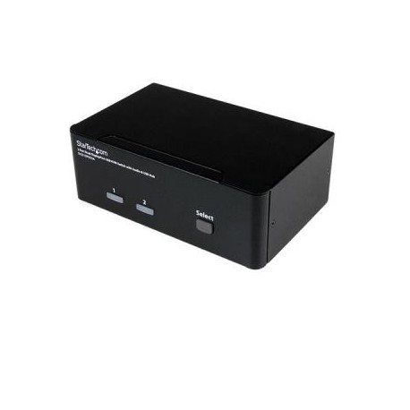 SWITCH KVM 2 PTOS  USB AUDIO DISPLAYPORT DOBLE  STARTECH SV231DPDDUA