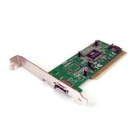 TARJETA PCI ADAPTADOR 1 PUERTO ESATA 1 PTO SATA   STARTECH PCIESATA2I