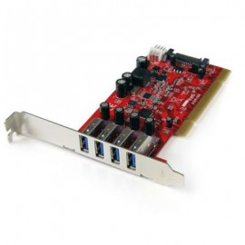 TARJETA PCI 4PTOS USB3.0 SUPERSPEED HUBCONCENTRADOR STARTECH PCIUSB3S4