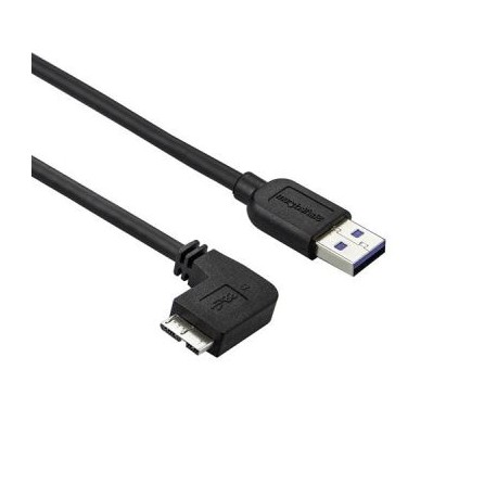 STARTECH CABLE DELAGDO 0.5m MICRO USB 3.0 . IZQ. USBA USB3AU50CMLS