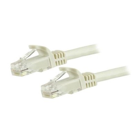 CABLE STARTECH 5M RED ETHERNET UTP CAT6 SNAGLESS BLANCO RJ45