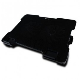 BASE ENFRIADORA VORAGO LAPTOP CP-300 AJUSTABLE HUB 2 USB NEGRO