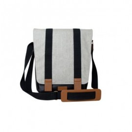 MOCHILA MESSENGER PERFECT CHOICE LAP 14''/TAB 10'' CANVAS APPAREL