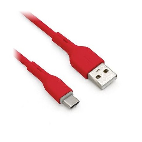 CABLE USB TIPO C BROBOTIX 963189 1 M ROJO