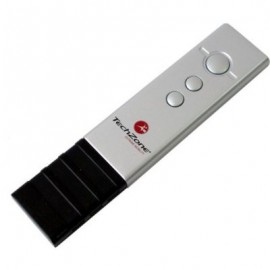 PRESENTADOR LASER TECHZONE INALAMBRICO,USB,NEGRO-PLATA TZPL02
