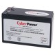 BATERIA DE REEMPLAZO CYBERPOWER RB1280 12 V COLOR NEGRO