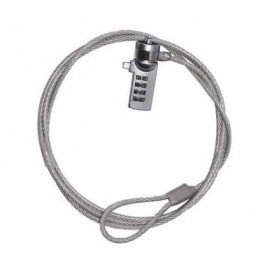 CANDADO TECHZONE TZCCL01 CABLE ACERO INOX 1.8M CANDADO COMBINACION