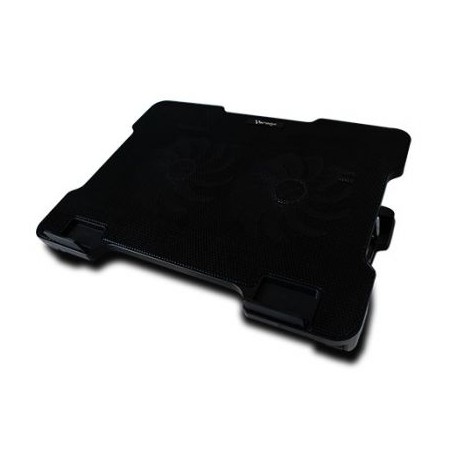 BASE ENFRIADORA VORAGO LAPTOP CP-300 AJUSTABLE HUB 2 USB NEGRO
