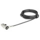 CABLE DE SEGURIDAD PARA LAPTOP CON COMBINACION RANURA WEDGE
