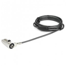 CABLE DE SEGURIDAD PARA LAPTOP CON COMBINACION RANURA WEDGE