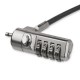 CABLE STARTECH CANDADO DE 2M PARA LAPTOP COMBINACION DE 4 DIGITOS