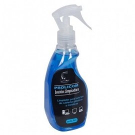 LOCIÓN LIMPIADORA PROLICOM AZUL 250 ML CARCASAS PLÁSTICAS Y METÁLICAS