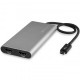 ADAPTADOR DE VIDEO STARTECH TB32HD24K60 THUNDERBOLT 3-DOBLE HDMI 4K