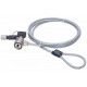 CANDADO LAPTOP MANHATTAN LLAVE 1.4M, GRIS 440271