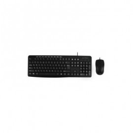 KIT TECLADO Y MOUSE ACTECK K400 ESTANDAR 105 TECLAS NEGRO 1000 DPI