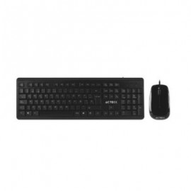KIT DE TECLADO Y MOUSE ACTECK ENTRY ESTANDAR NEGRO