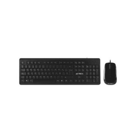 KIT DE TECLADO Y MOUSE ACTECK ENTRY ESTANDAR NEGRO