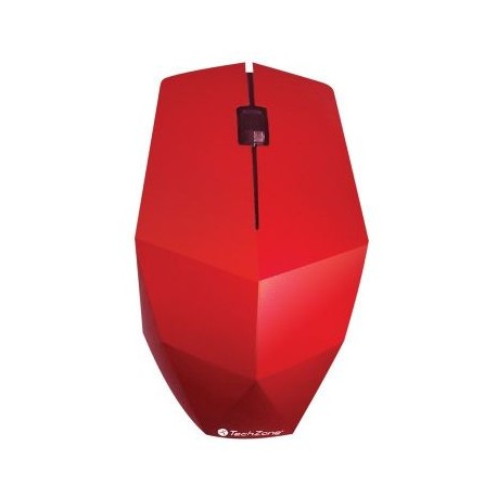 MOUSE INALAMBRICO TECHZONE TZ19MOU02-INA OPTICO 1200DPI ROJO