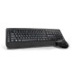 KIT TECLADO Y MOUSE INALAMBRICO TECHZONE TZ19COMB02-INA NEGRO