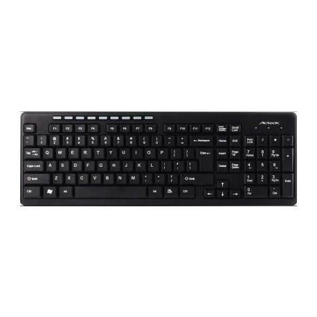 TECLADO ACTECK MULTIMEDIA T300 USB ESTANDAR NEGRO ALAMBRICO