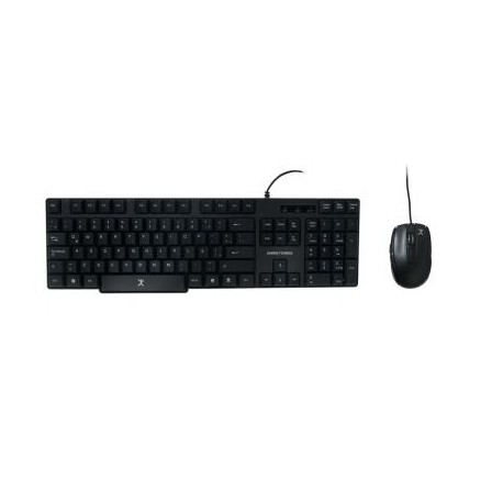 KIT DE TECLADO Y MOUSE PERFECT CHOICE ESTÁNDAR NEGRO 1200 DPI
