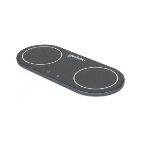 CARGADOR INALAMBRICO CARGA RAPIDA MANHATTAN 15W X2 DOBLE 102209