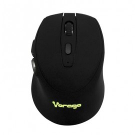 MOUSE INALAMBRICO RECARGABLE VORAGO MO-306-BK 2400 DPI NEGRO