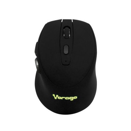 MOUSE INALAMBRICO RECARGABLE VORAGO MO-306-BK 2400 DPI NEGRO