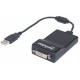 CABLE ADAPTADOR MANHATTAN USB 2.0 A DVI-I 1080P 152334