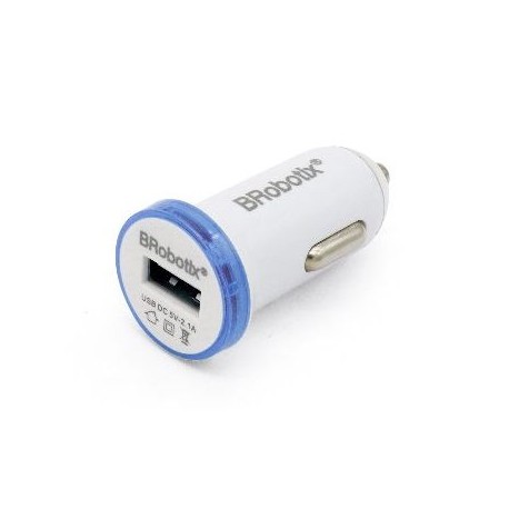CARGADOR BROBOTIX USB PARA AUTO 963288 AZUL