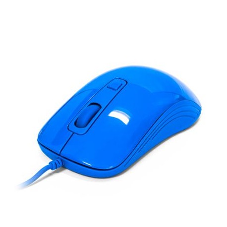 MOUSE VORAGO MO-102 AZUL OPTICO ALAMBRICO 1000/1600 DPI'S USB