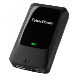 CARGADOR USB CYBERPOWER 2 USB 1 CONTACTO PARA CASA 2YW
