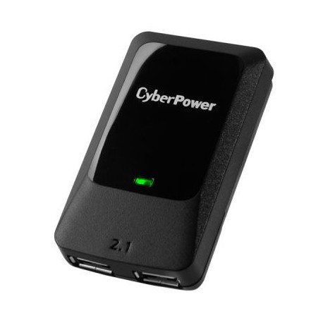 CARGADOR USB CYBERPOWER 2 USB 1 CONTACTO PARA CASA 2YW