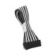 CABLE CABLEMOD MODFLEX ATX 24-PIN EXTENSION 30CM BLACK WHITE
