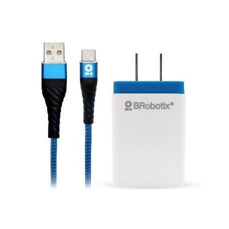 CARGADOR BROBOTIX USB C CARGA RAPIDA 963332 BLANCO