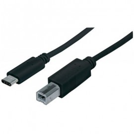 CABLE USB C A USB B MANHATTAN 353304 1M COLOR NEGRO