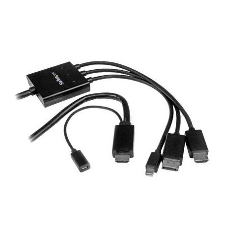 STARTECH CABLE CONV. HDMI,DIS.PORT,MINI D.PORT MACHO-HEMBRA DPMDPHD2HD