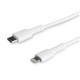 CABLE USB TIPO C A LIGHTNING STARTECH 1M BLANCO CERTIFICA RUSBCLTMM1MW